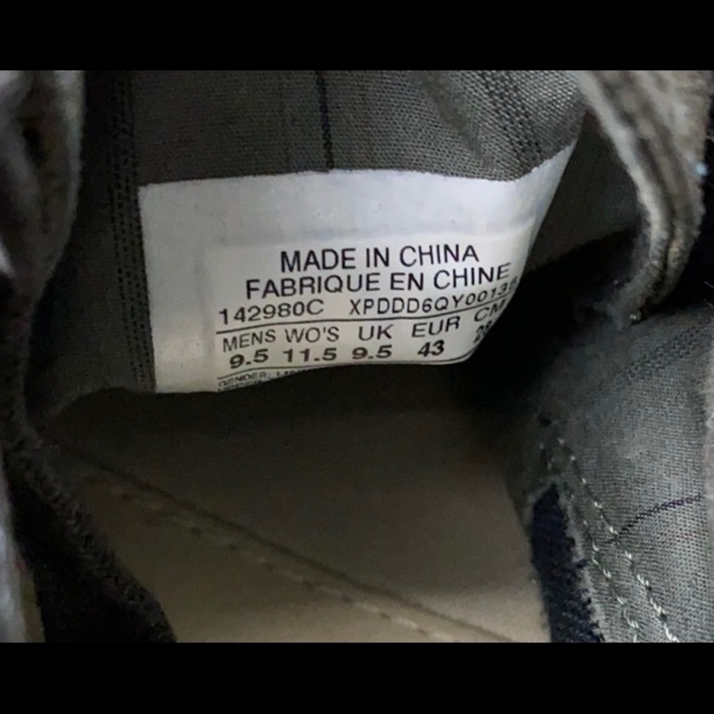 John Varvatos X Converse Green High-Tops Size 9.5 - Picture 9 of 10